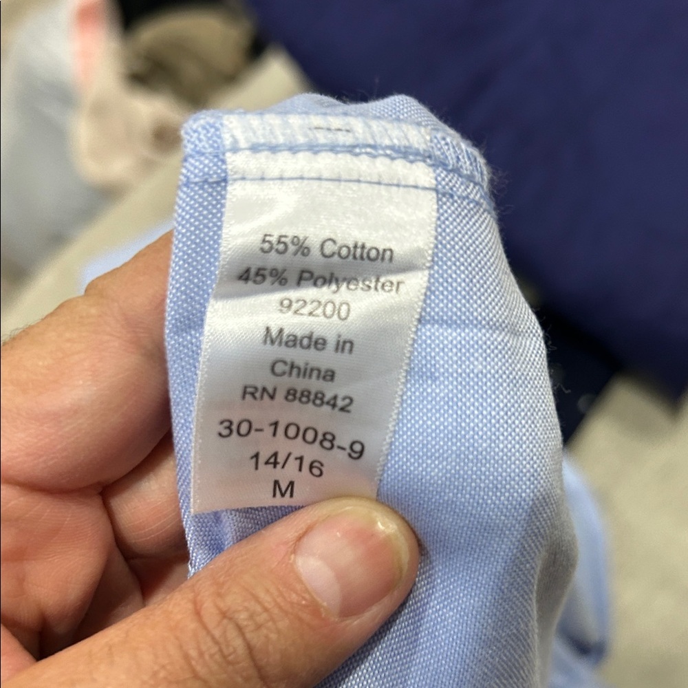 Woman Within Sky Blue Shirt Dress - Picture 7 of 8